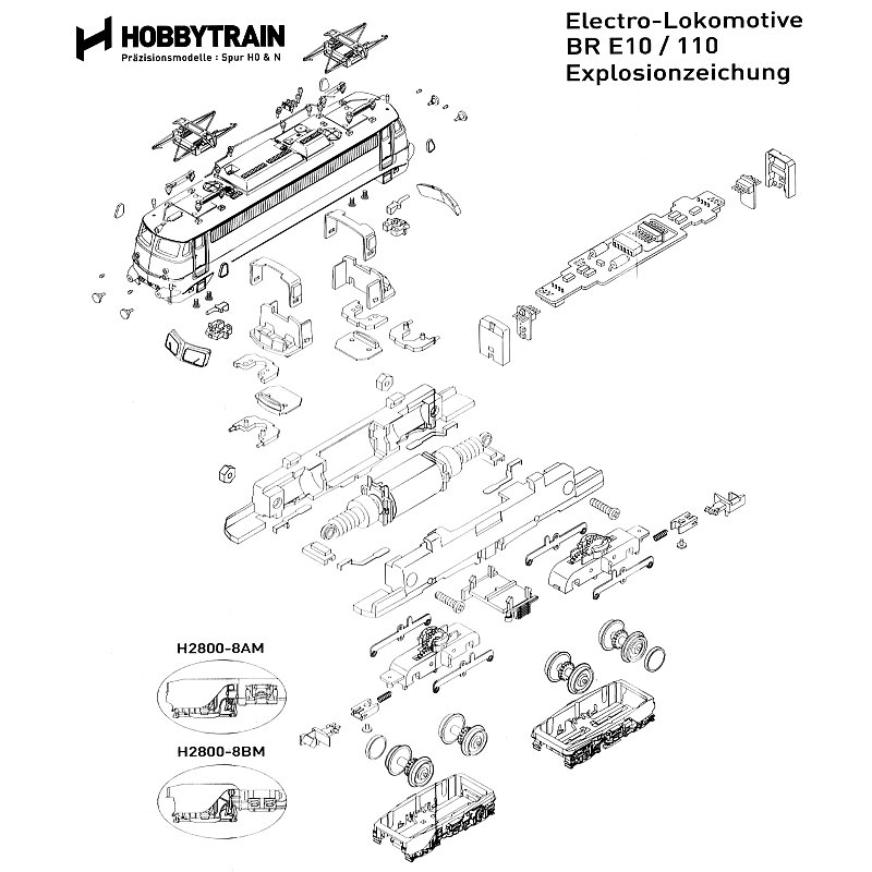 Hobbytrain E10 BR 110 BR 112